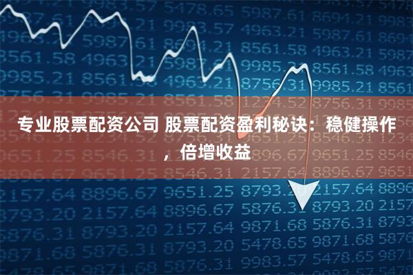 专业股票配资公司 股票配资盈利秘诀：稳健操作，倍增收益